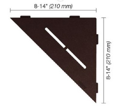 Schluter Shelf-E Triangular Pure Bronze SES1 D7 TSOB